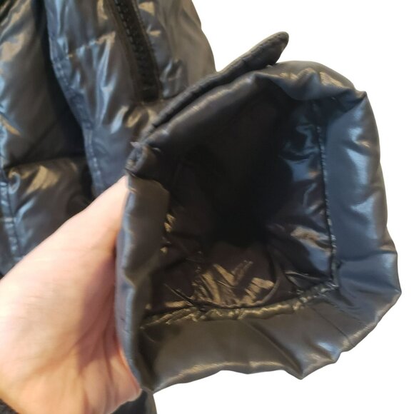 SAM. Womens Gray Puffer Jacket Goose Down Winter Coat Revolve Style S Small - Picture 8 of 12